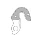 Patte de derailleur alu Marwi stevens gh - 280  (vendu a l'unite)