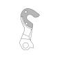 Patte de derailleur alu Marwi cube gh - 287 (vendu a l'unite)