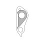 Patte de derailleur alu Marwi focus gh - 290  (vendu a l'unite)