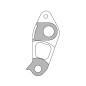 Patte de derailleur alu Marwi specialized gh - 295 (vendu a l'unite)