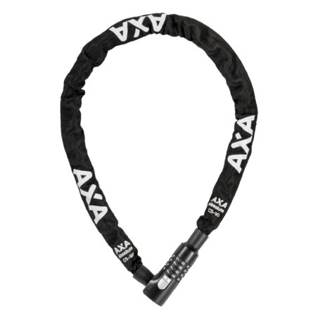 ANTIVOL VELO CHAINE A COMBINAISON AXA ABSOLUTE CODE DIAM 5mm L1.10M NOIR - SECURITE NIVEAU 9-15