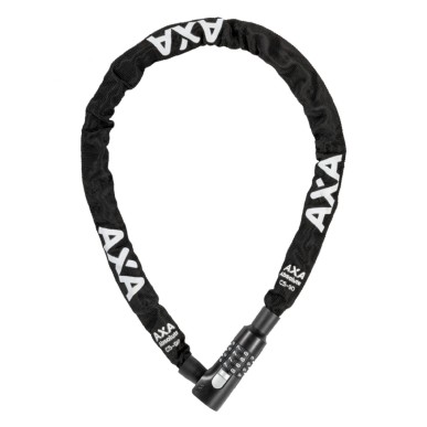 ANTIVOL VELO CHAINE A COMBINAISON AXA ABSOLUTE CODE DIAM 5mm L1.10M NOIR - SECURITE NIVEAU 9-15