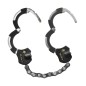 ANTIVOL TROTTINETTE - VELO A MENOTTE MASTERLOCK STREET CUFF L55cm - LIVRE AVEC 4 CLES - NIVEAU SECURITE 9