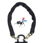 ANTIVOL VELO CHAINE A CLE ZEFAL K-TRAZ M18 DIAM 10mm NOIR 1.10m AVEC 3 CLES - SECURITE MAXIMALE -