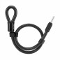 ANTIVOL VELO CABLE A BOUCLE AXA RL POUR FER A CHEVAL PLUG CABLE DIAM 15mm L 0.80M (PROFONDEUR PLUG 35mm DIAM 10mm)