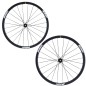 Roues route 700 mavic ksyrium 30 disc centerlock noir 11v. compatible 10v. Shimano (avant   arriere) - axe traversant 12x100