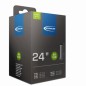CHAMBRE A AIR VELO 24 x 2.10-3.00 FAT BIKE - DESCENTE SCHWALBE VALVE STANDARD TOUT ALU (54-75-507) (AV10D) CHAMBRE A AIR VELO 24 x 2.10-3.00 FAT BIKE - DESCENTE SCHWALBE VALVE STANDARD TOUT ALU (54-75-507) (AV10D)