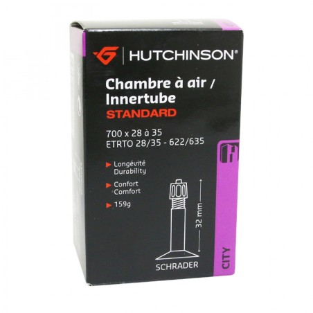 CHAMBRE A AIR VELO 700 x 28-35 HUTCHINSON VALVE STANDARD 32mm