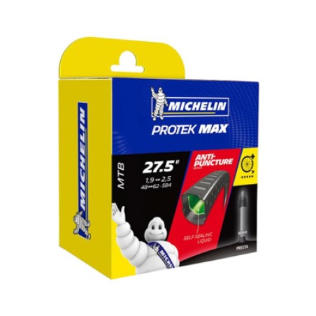 CHAMBRE AIR VTT 27.5X1.90/2.60 VS MICHELIN PROTEK MAX B4 AVEC LIQUIDE ANTI-CREVAISON