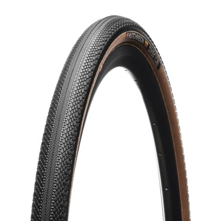 PNEU GRAVEL 700 X 38 HUTCHINSON OVERIDE HARDSKIN NOIR/MARRON TUBELESS