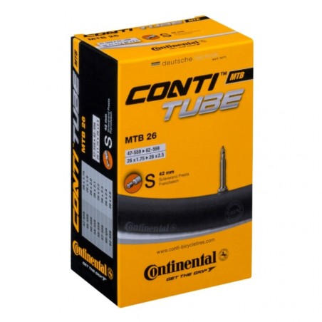 CHAMBRE A AIR VELO 26 x 1.75-2.50 CONTINENTAL VALVE PRESTA 42 mm