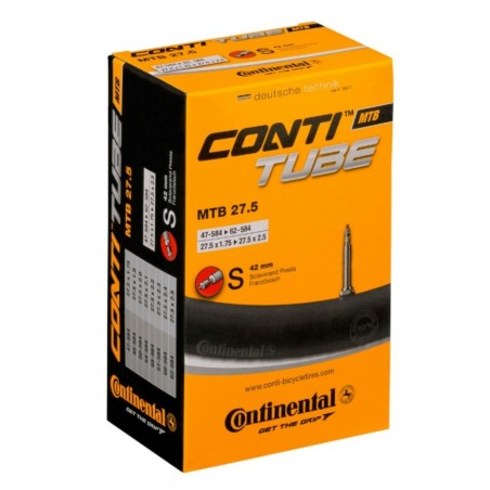 CHAMBRE A AIR VELO 27.5 x 1.75-2.50 CONTINENTAL VALVE PRESTA 42 mm