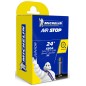 CHAMBRE A AIR VELO 24 x 1.50-1.85 - 550A MICHELIN E4 VALVE STANDARD 34mm CHAMBRE A AIR VELO 24 x 1.50-1.85 - 550A MICHELIN E4 VALVE STANDARD 34mm