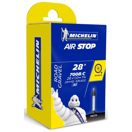 CHAMBRE AIR ROUTE/VTC 700X25/32 VP MICHELIN A2 (28-5M) VALVE 40MM