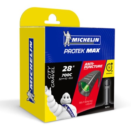 CHAMBRE AIR VTC 700X32/42 (28")VS MICHELIN PROTEK MAX A3 AVEC LIQUIDE ANTI-CREVAISON