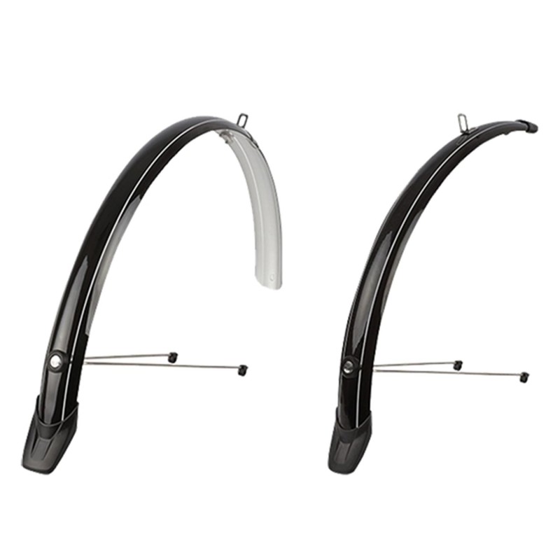 GARDE BOUE VTC 28" POLISPORT TOWNY A TRINGLES 51MM NOIR (PR)