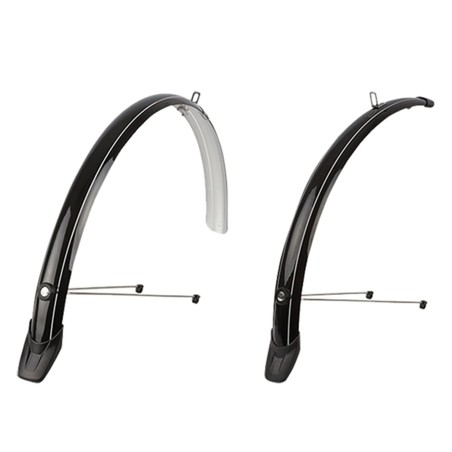 GARDE BOUE VTC 28" POLISPORT TOWNY A TRINGLES 51MM NOIR (PR)