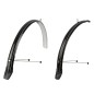 GARDE BOUE VTC 28" POLISPORT TOWNY A TRINGLES 51MM NOIR (PR)