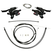 LEVIER/MANETTE VTT 8VX3. SHIMANO ACERA/ALTUS V-BRAKE NOIR M310 (PR)