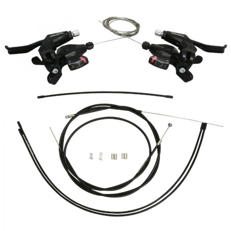 LEVIER/MANETTE VTT 8VX3. SHIMANO ACERA/ALTUS V-BRAKE NOIR M310 (PR)