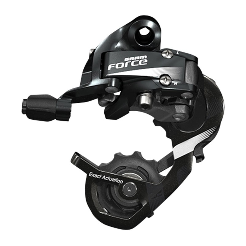 Derailleur route ar Sram force 22 wifli 11v. carbone/alu  noir chape moyenne