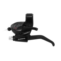 LEVIER/MANETTE VTT 3V. SHIMANO GAUCHE STEF41 V-BRAKE NOIR 2 DOIGTS