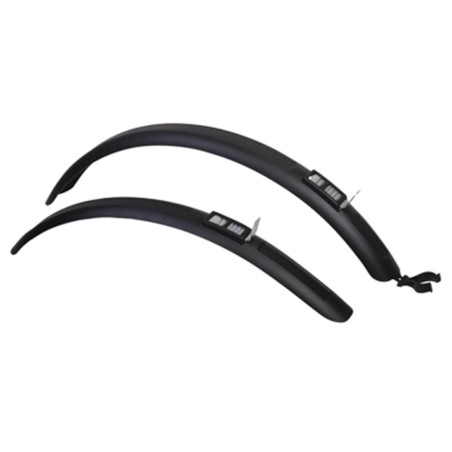 GARDE BOUE CITY-VTT RAPIDE ZEFAL TRAIL 55mm NOIR (PAIRE) POUR PNEU 650B-700C-26"-27.5"-29" SECTION MAXIMUM 2.0"