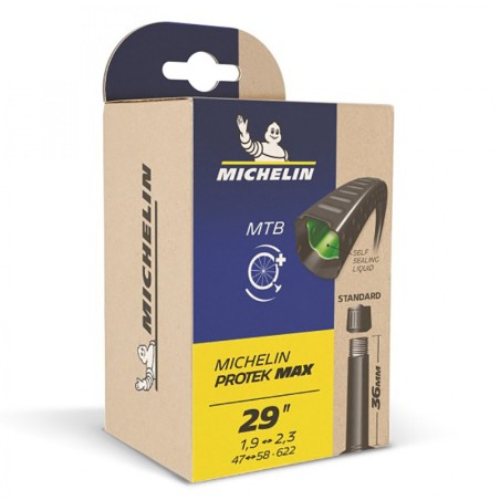 CHAMBRE A AIR VELO 29 x 1.90-2.30 MICHELIN PROTEK MAX A4 VALVE STANDARD