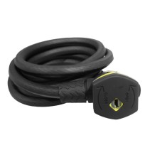 ANTIVOL VELO SPIRAL A CLE MICHELIN DIAM 12mm  LONG 2.00M  NOIR-JAUNE