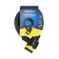 ANTIVOL VELO SPIRAL A CLE MICHELIN DIAM 12mm  LONG 2.00M  NOIR-JAUNE