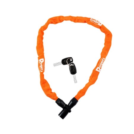 ANTIVOL VELO CHAINE A CLE 0.75M RANGERS ORANGE