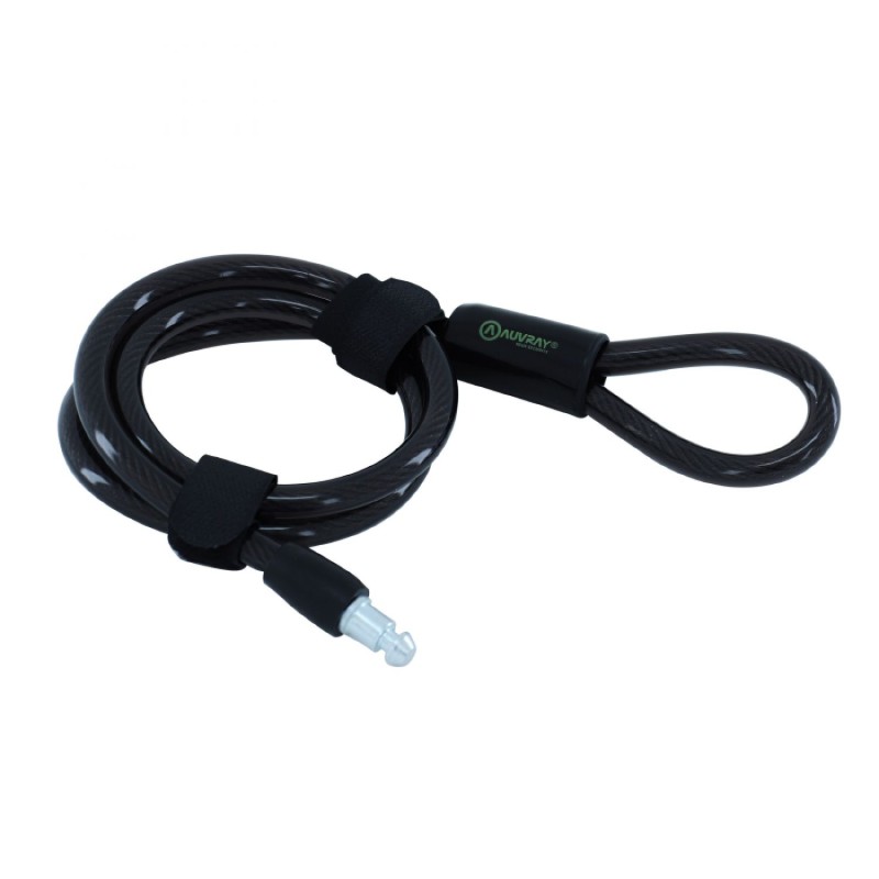 ANTIVOL VELO CABLE A BOUCLE AUVRAY PLUG POUR FER A CHEVAL 1 DIAM 10mm (COMPATIBLE AVEC FER A CHEVAL REF 168946)