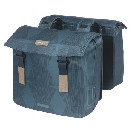 SACOCHES BASIL ELEGANCE 40-49L POLYESTER BLEUES (39x39x17cm) - 18395 - 8715019183959