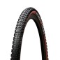 HUTCHINSON TUNDRA PNEU GRAVEL 700X45 TUBELESS READY HARDSKIN NOIR/MARRON