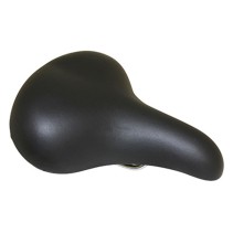SELLE NEWTON CITY CLASSIC NOIR A RESSORTS ARGENT 260x155mm