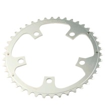 PLATEAU ROUTE DIAM 110 INTER 42DTS ARGENT ALU 5083 STRONG 10/9V. 5 BRANCHES