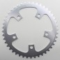 PLATEAU ROUTE 5BRA D.110 STRONGLIGHT DURAL 44DTS INTERIEUR ARGENT TYPE SHIMANO 8-9V.