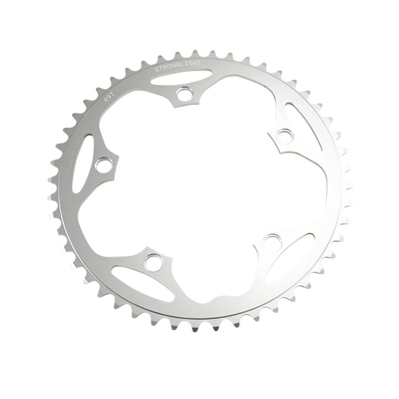 PLATEAU ROUTE DIAM 130 EXTER 51DTS ARGENT ALU 5083 STRONG 8/9/10V. 5 BRANCHES