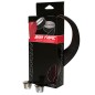 Ruban de guidon Newton noir effets rouge avec bouchons (super resistante et confortable)
