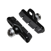Porte patin frein route a cartouche Newton type Campagnolo alu noir (1 paire)