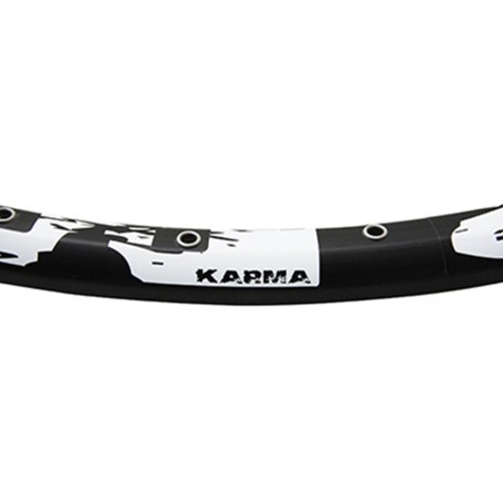 Jante vtt 29" karma disc 21c noir 32t. double paroi avec oeillets profil 17mm