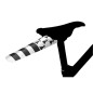 GARDE BOUE ROUTE-VTT CLIPSABLE AR VELOX COLORI BRETAGNE NOIR-BLANC CLIPSABLE SOUS LA SELLE (VENDU A L UNITE)