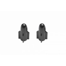 BOUCHON DE VALVE SCOOT-CYCLO REPLAY VS ROCKET ALU NOIR  (PAIRE)