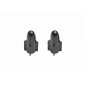 BOUCHON DE VALVE SCOOT-CYCLO REPLAY VS ROCKET ALU NOIR  (PAIRE)