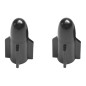 BOUCHON DE VALVE SCOOT-CYCLO REPLAY VS ROCKET ALU NOIR  (PAIRE)