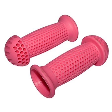 POIGNEE CITY IMPORT ENFANT TYPE CHAMPIGNON ROSE L 100mm DIAM 22.2mm (PAIRE)