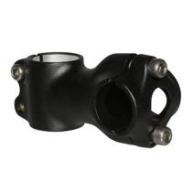 POTENCE VTT ERGOTEC COVER ALU NOIR 25.4 L 60mm  5° POUR FOURCHE 1"1-8 (HOMOLOGUE NIVEAU 5)