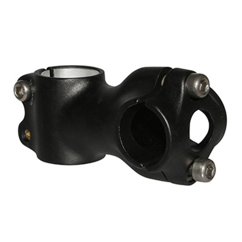 POTENCE VTT ERGOTEC COVER ALU NOIR 25.4 L 60mm  5° POUR FOURCHE 1"1-8 (HOMOLOGUE NIVEAU 5)