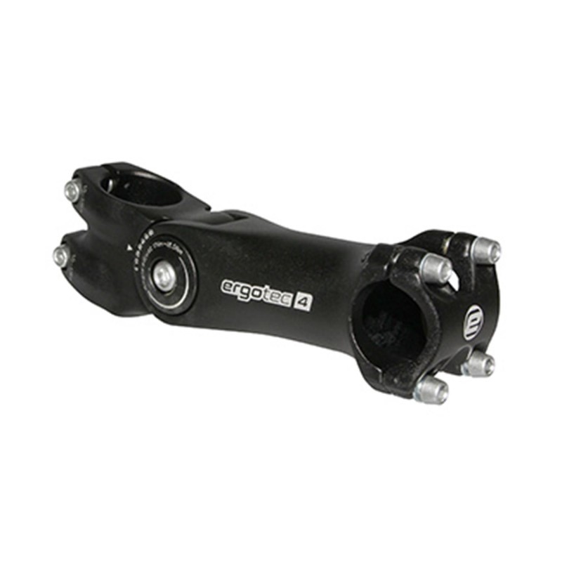 POTENCE VTT ERGOTEC REGLABLE OCTOPUS 2 ALU NOIR 25.4 L 125mm  POUR FOURCHE 1"1-8 (HOMOLOGUE NIVEAU 4)