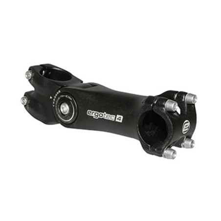 POTENCE VTT ERGOTEC REGLABLE OCTOPUS 2 ALU NOIR 25.4 L 125mm  POUR FOURCHE 1"1-8 (HOMOLOGUE NIVEAU 4)
